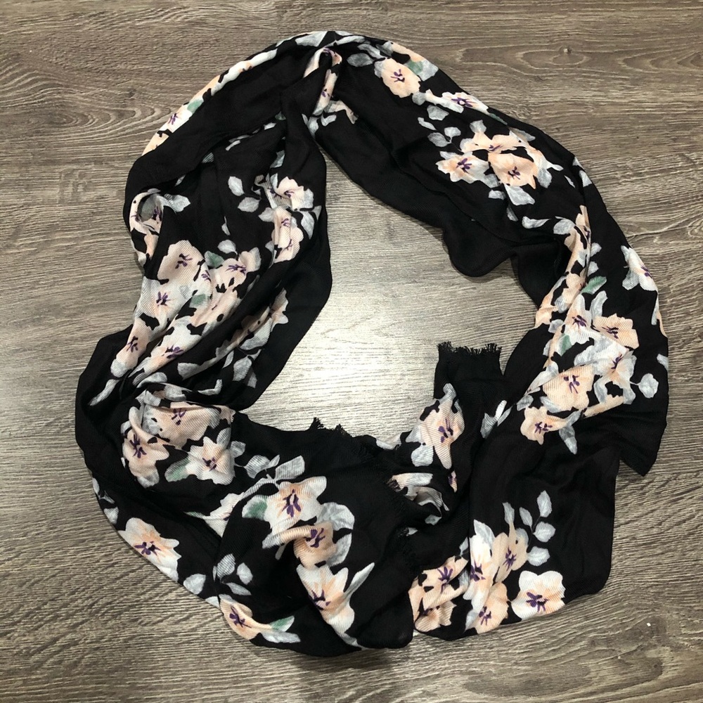 Floral Scarf 73inX17.5in